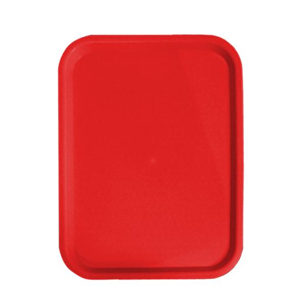 12" x 16" Red Fast Food Tray 1 12" x 16" Red Fast Food Tray